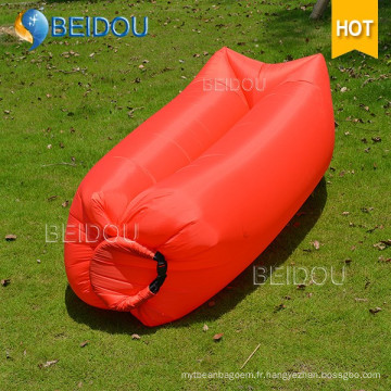 Bricolage Lazy Bag Air Inflation Beach Beds Banana Sleeping Bag Canapé gonflable Air Bed